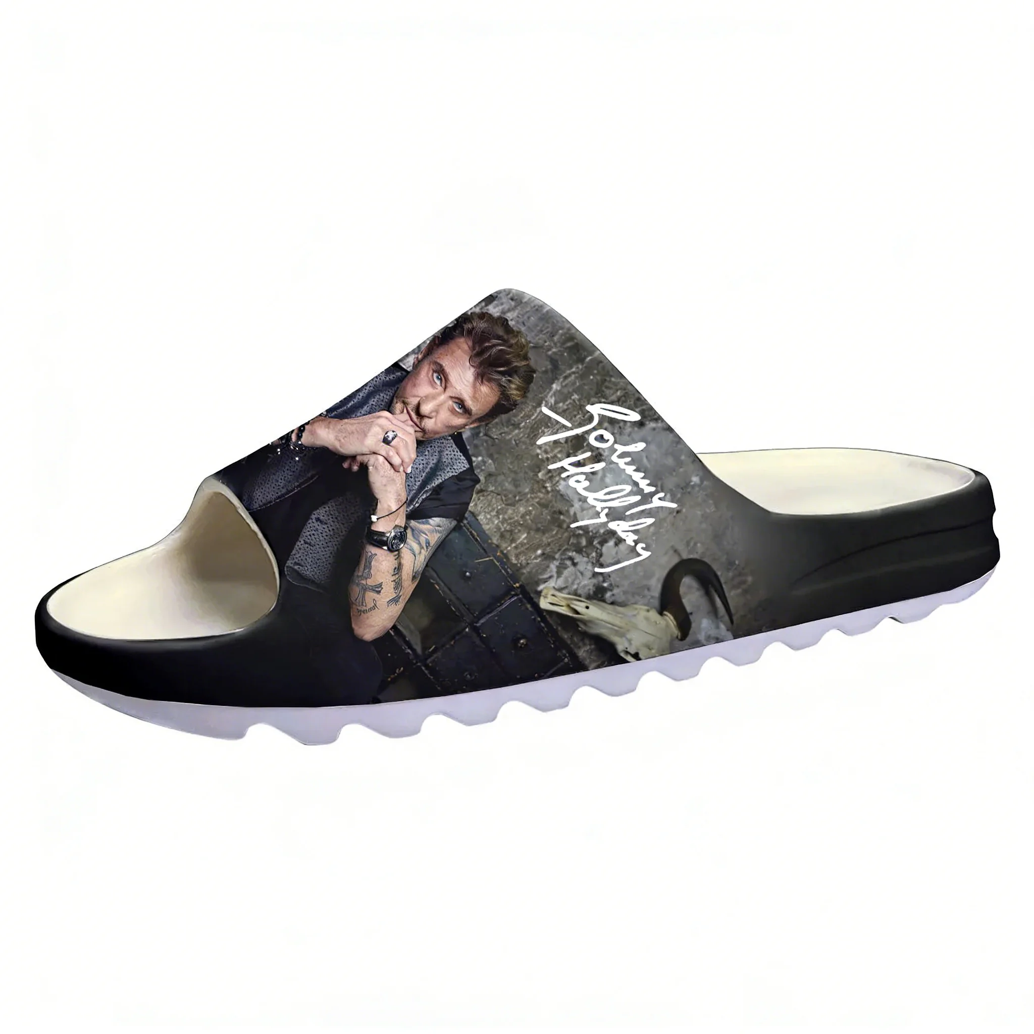 Men Shoes On - Klapki Johnny Hallyday z miękką podeszwą