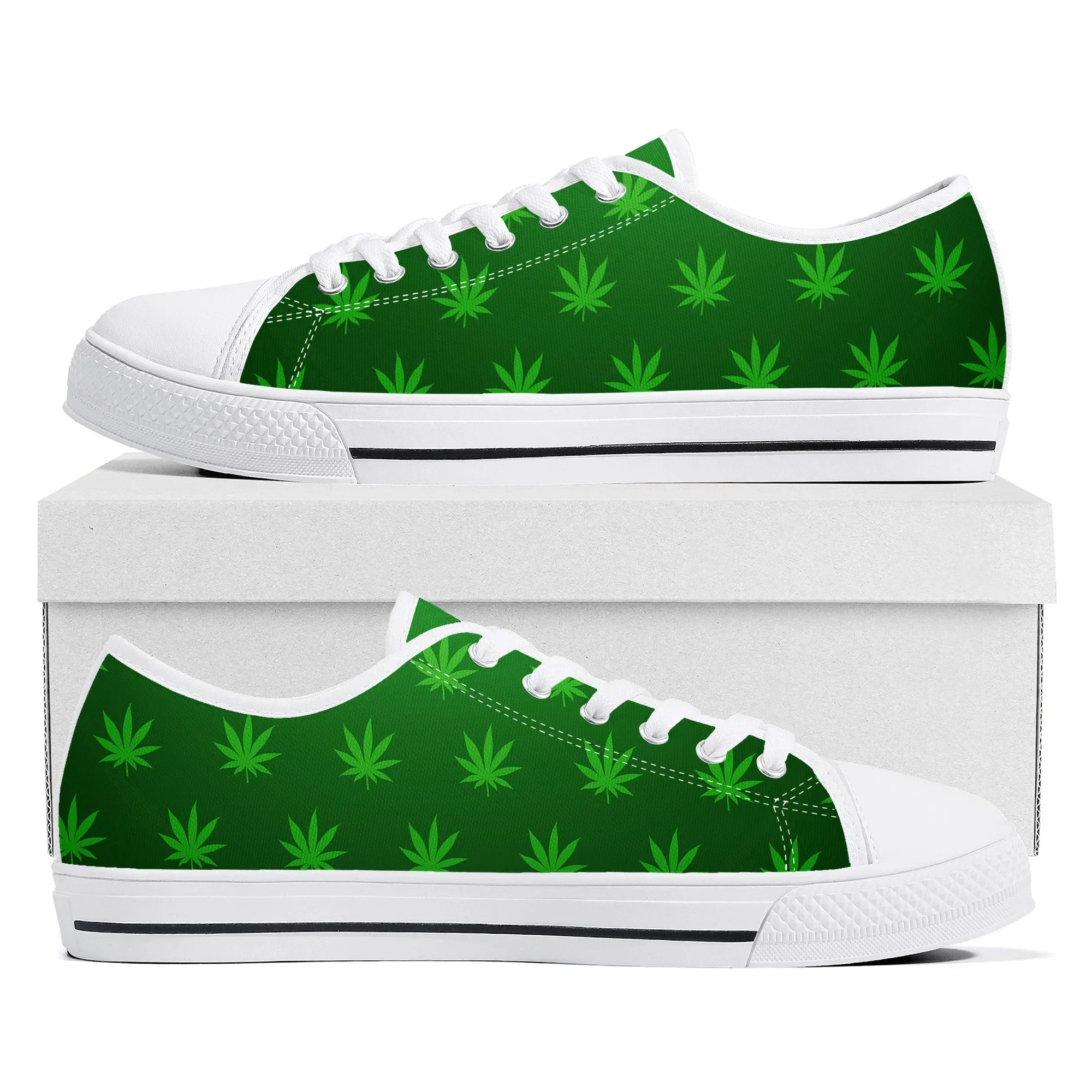 Men Shoes Red - Liść Marihuany Rasta Czerwony Żółty Zielony