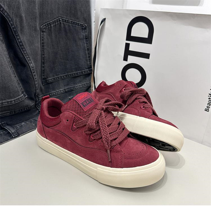 Men'S Shoes Target - Czerwone płócienne buty męskie, letnie, modne,