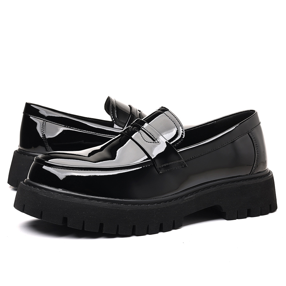 Men'S Shoes Qn - Nowe męskie mokasyny wsuwane ze skóry