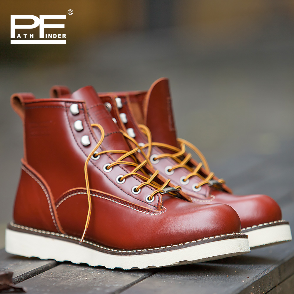 Work Boot Steel Toe - Męskie buty robocze ze skóry naturalnej,