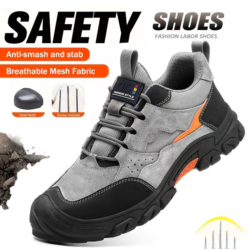 Work Boot Steel Toe - Buty robocze męskie z metalowym podnoskiem,