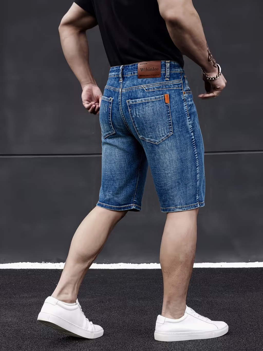 Men'S Shoes With Jeans - Wthinlee Nowe Męskie Jeansy Biznesowe Casualowe