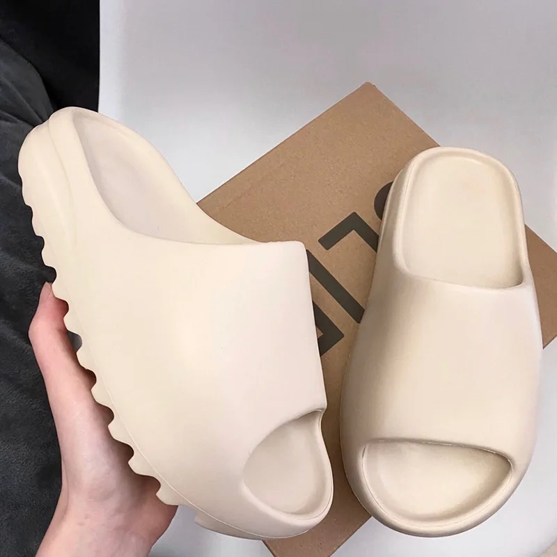 Men Shoes On - Klapki domowe antypoślizgowe, grube, miękkie, na