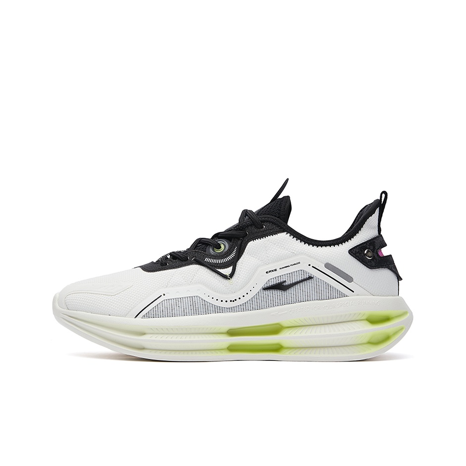 Men'S Shoes Green And White - Buty do biegania męskie Erke Cushioning,
