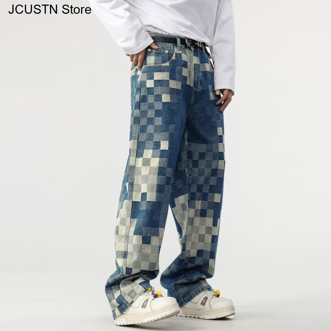 Męskie modne spodnie z prostym – Men'S Shoes With Jeans recenzja i cena