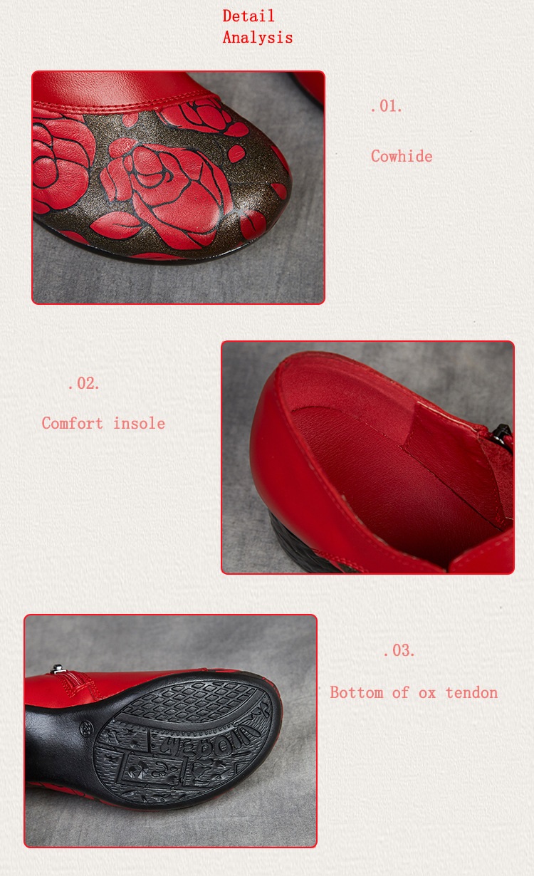 Damskie etniczne czółenka ze s – Men Shoes Red recenzja i cena