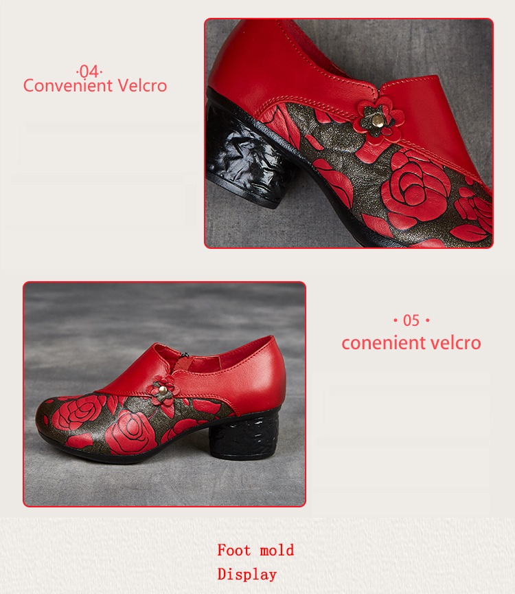 Damskie etniczne czółenka ze s – Men Shoes Red recenzja i cena