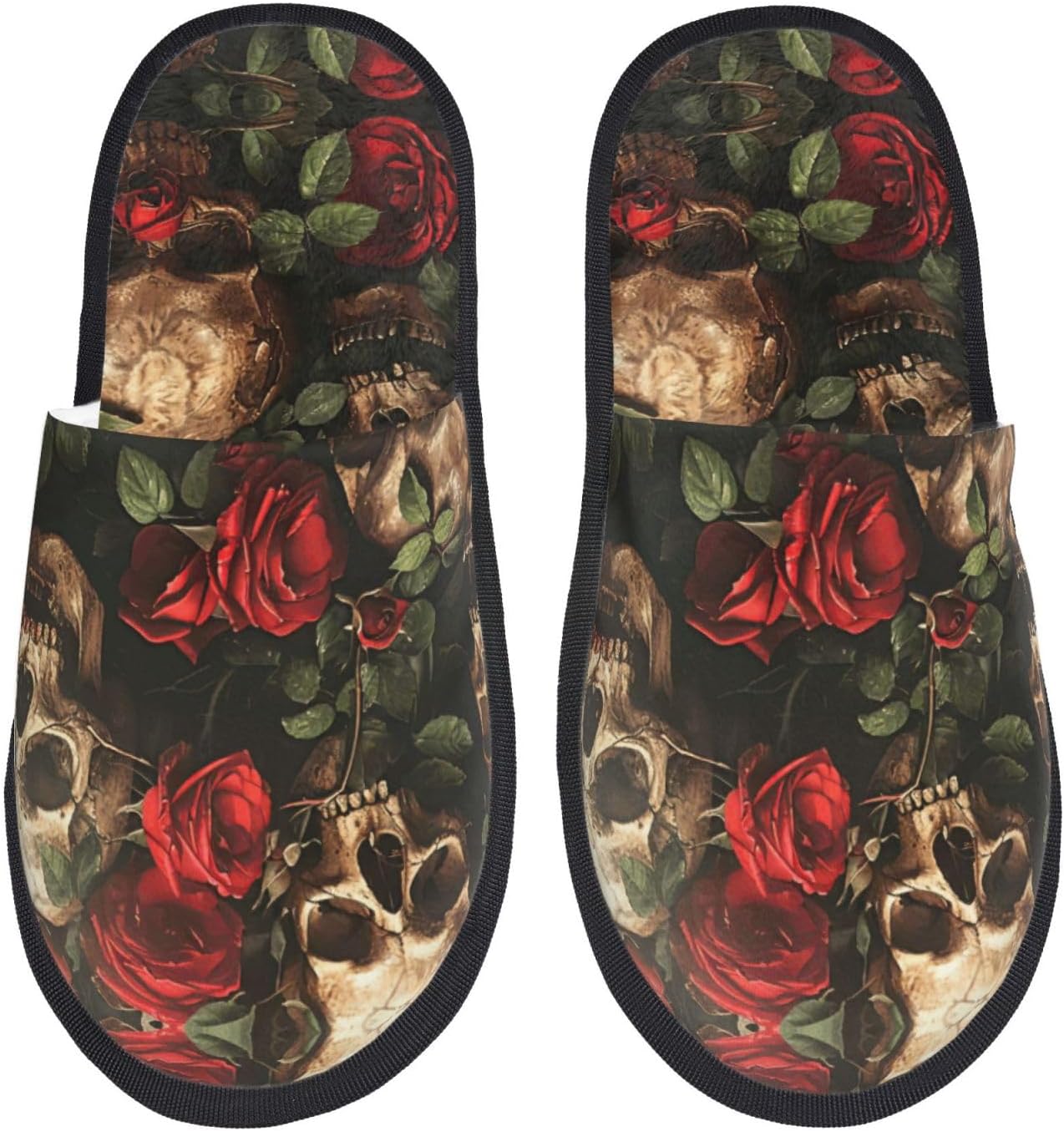 Klapki z nadrukiem czaszki i c – Men Shoes Red recenzja i cena