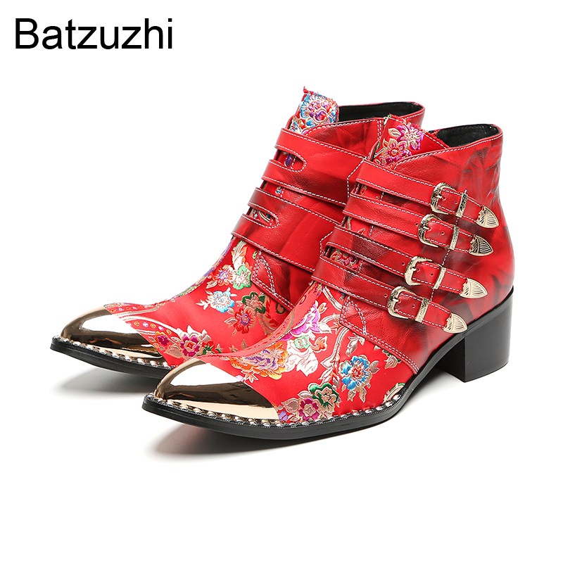 Batzuzhi – czerwone męskie but – Men Shoes Red recenzja i cena