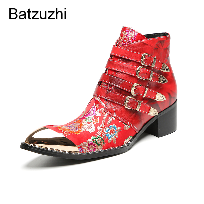 Batzuzhi – czerwone męskie but – Men Shoes Red recenzja i cena