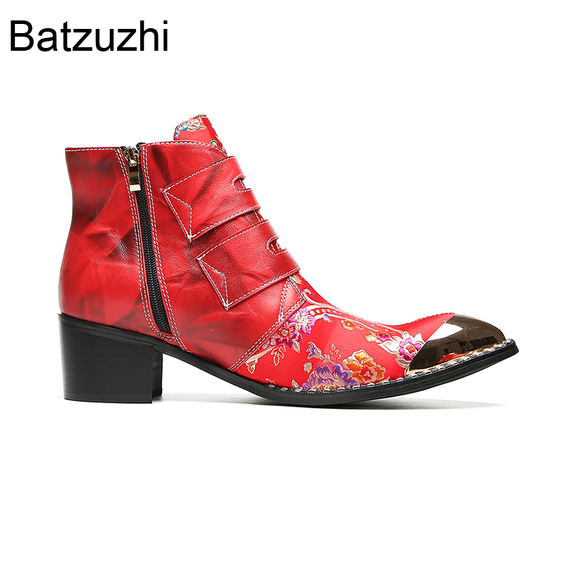Batzuzhi – czerwone męskie but – Men Shoes Red recenzja i cena