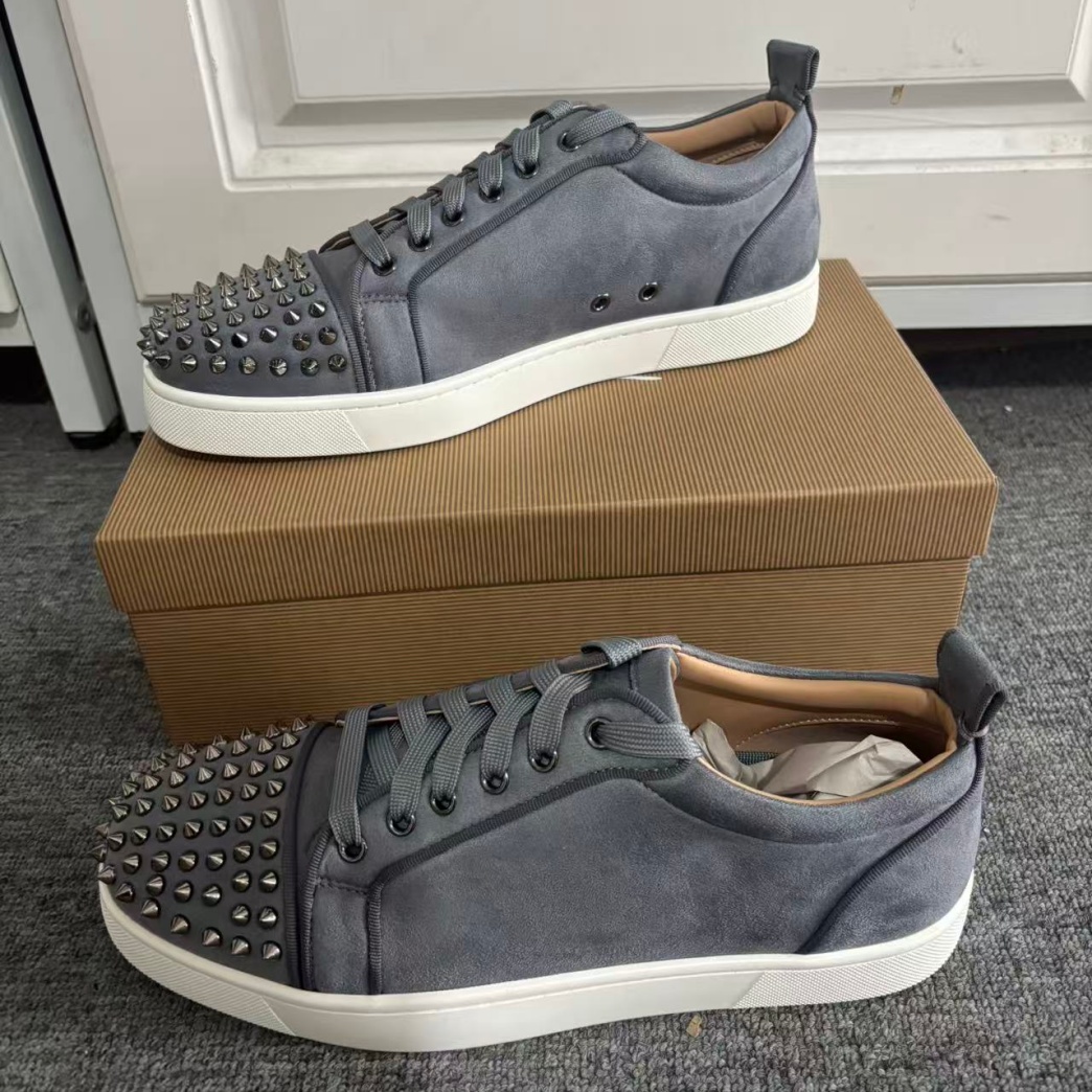 Szare flanelowe skórzane sneak – Men Shoes Red recenzja i cena
