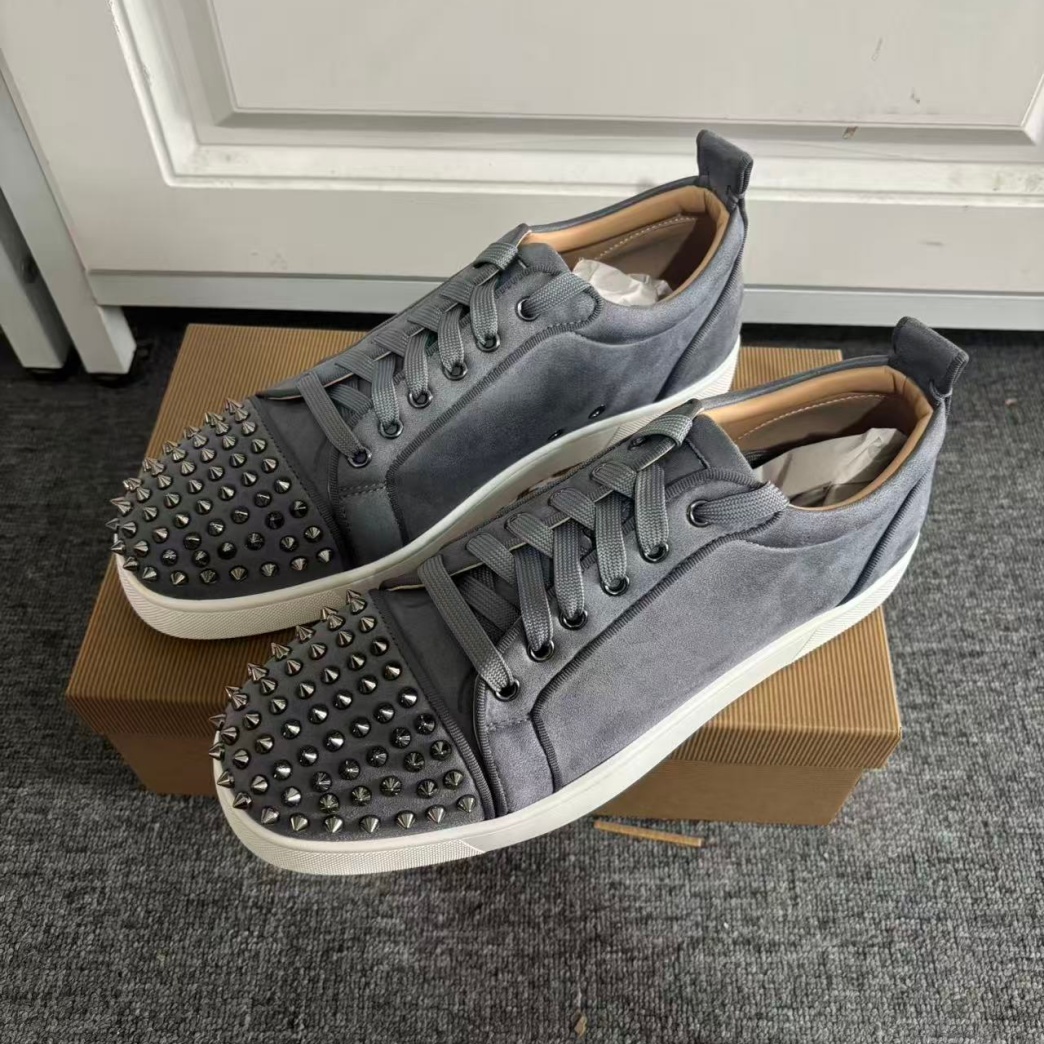 Szare flanelowe skórzane sneak – Men Shoes Red recenzja i cena