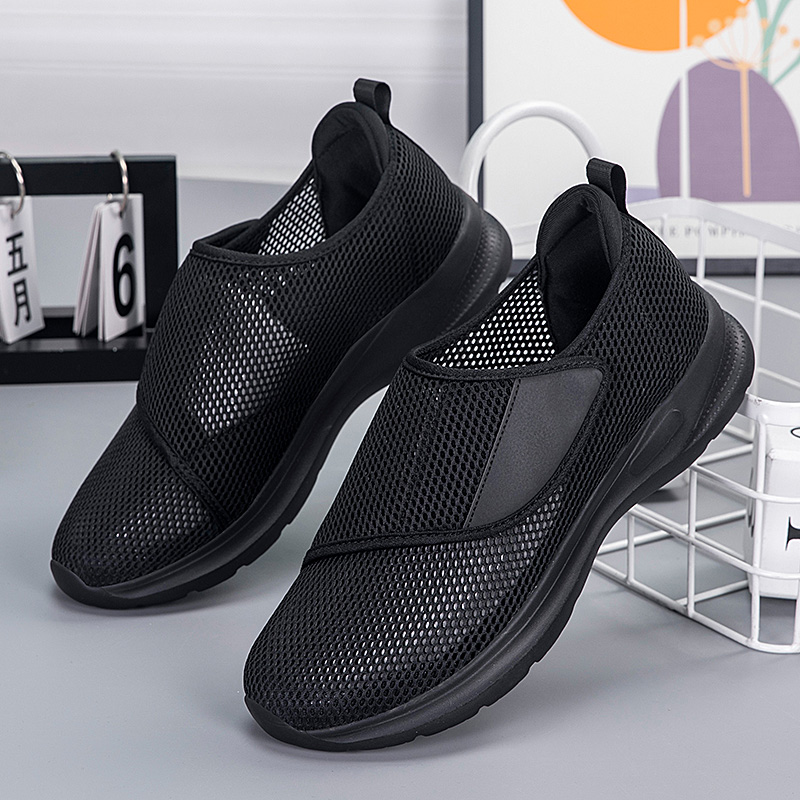 Męskie letnie oddychające buty – Men Shoes Velcro recenzja i cena