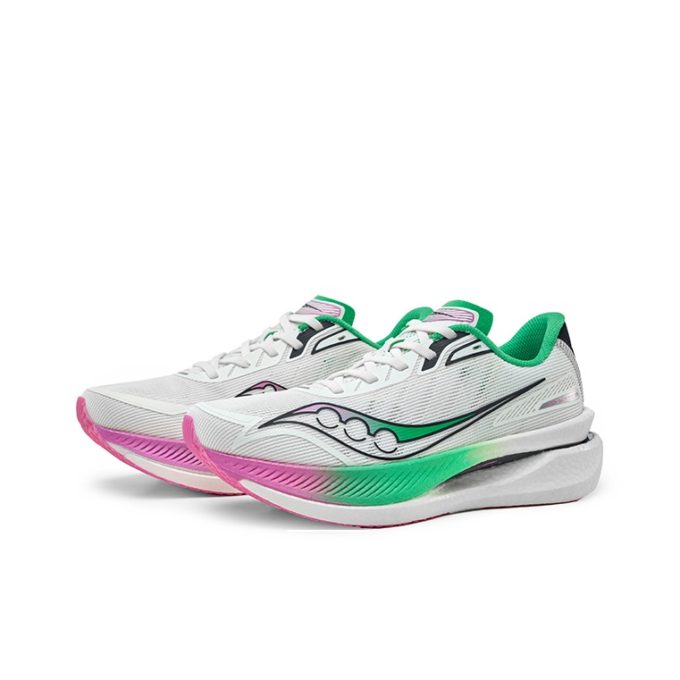 Saucony IDLING Cruise Lekkie,  – Men'S Shoes Green And White recenzja i cena