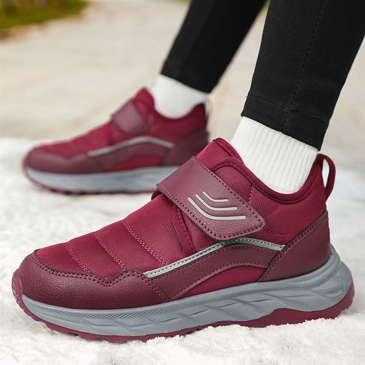 Męskie zimowe buty śniegowce n – Men Shoes Velcro recenzja i cena