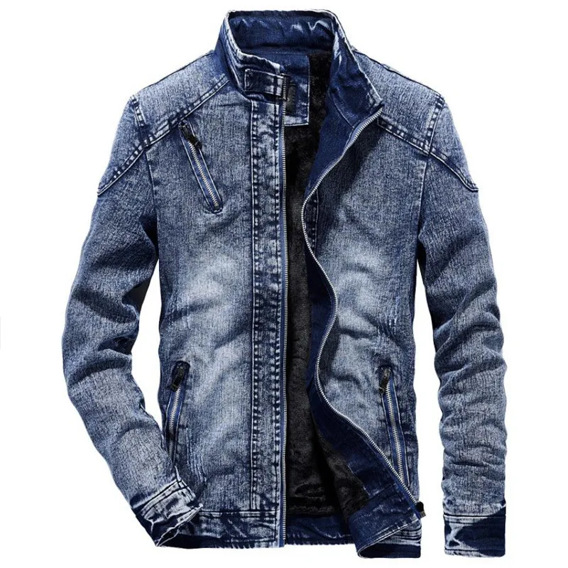 Kurtka dżinsowa męska zima Plu – Men'S Shoes With Jeans recenzja i cena