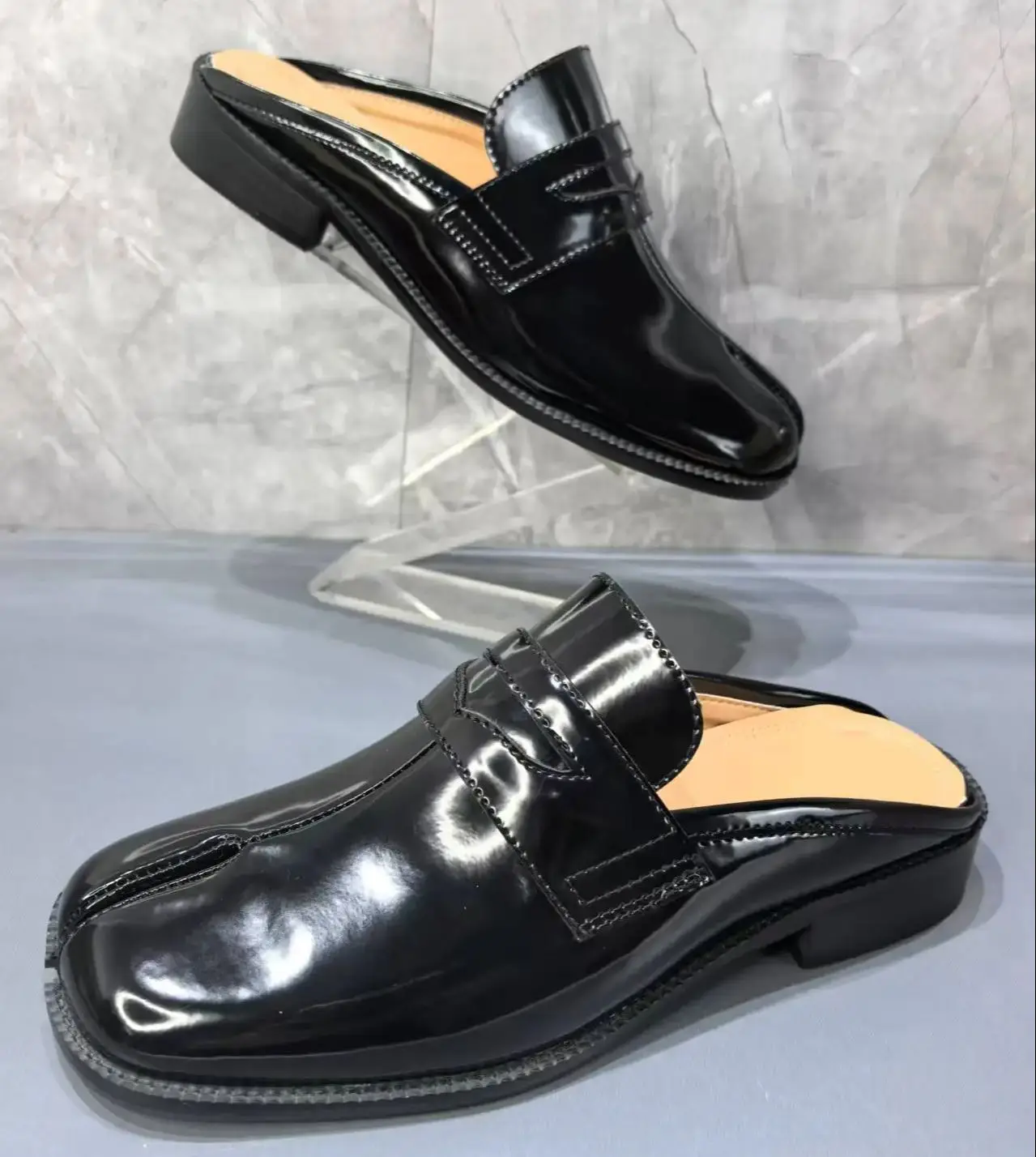 Męskie klapki Tabi z dzielonym – Men Shoes On recenzja i cena
