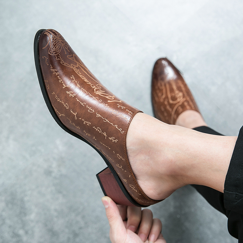 Męskie brązowe skórzane klapki – Men Shoes On recenzja i cena