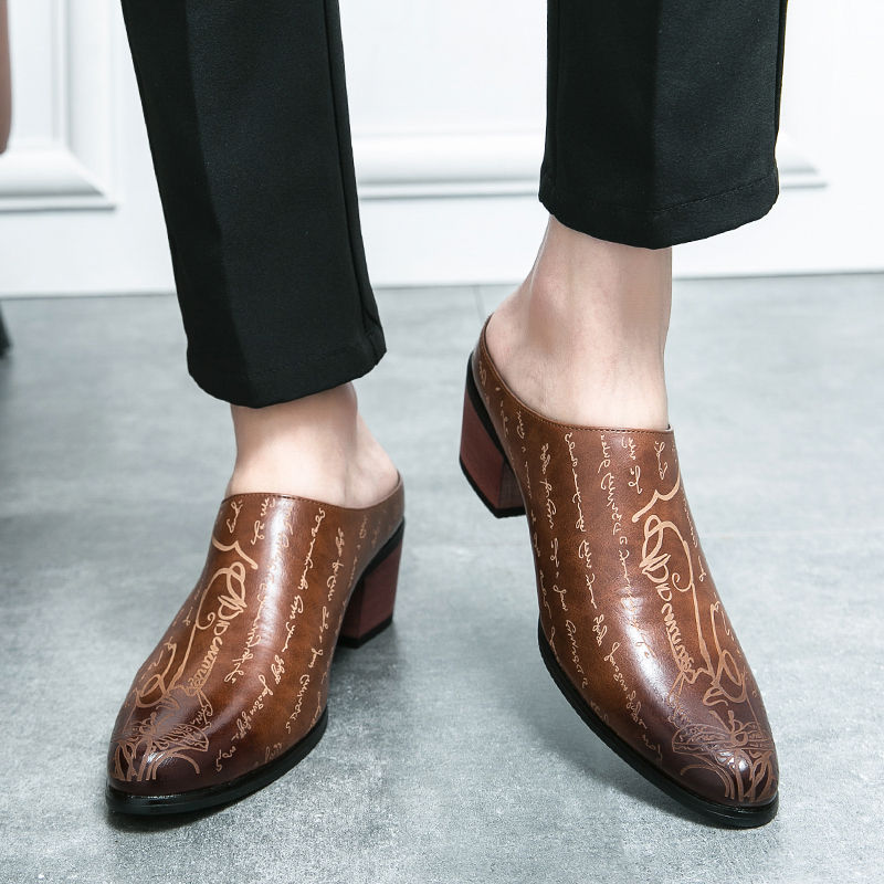 Męskie brązowe skórzane klapki – Men Shoes On recenzja i cena
