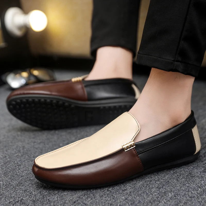 Modne skórzane mokasyny męskie – Men'S Shoes Qn recenzja i cena