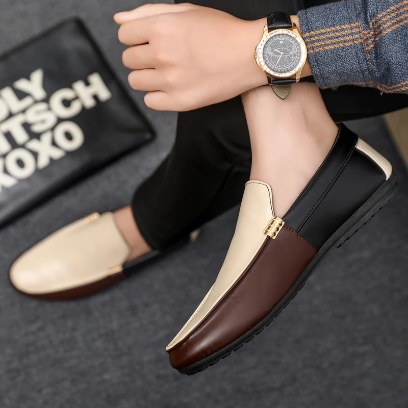 Modne skórzane mokasyny męskie – Men'S Shoes Qn recenzja i cena