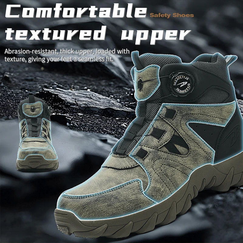 Nowe męskie buty robocze, anty – Work Boot Steel Toe recenzja i cena