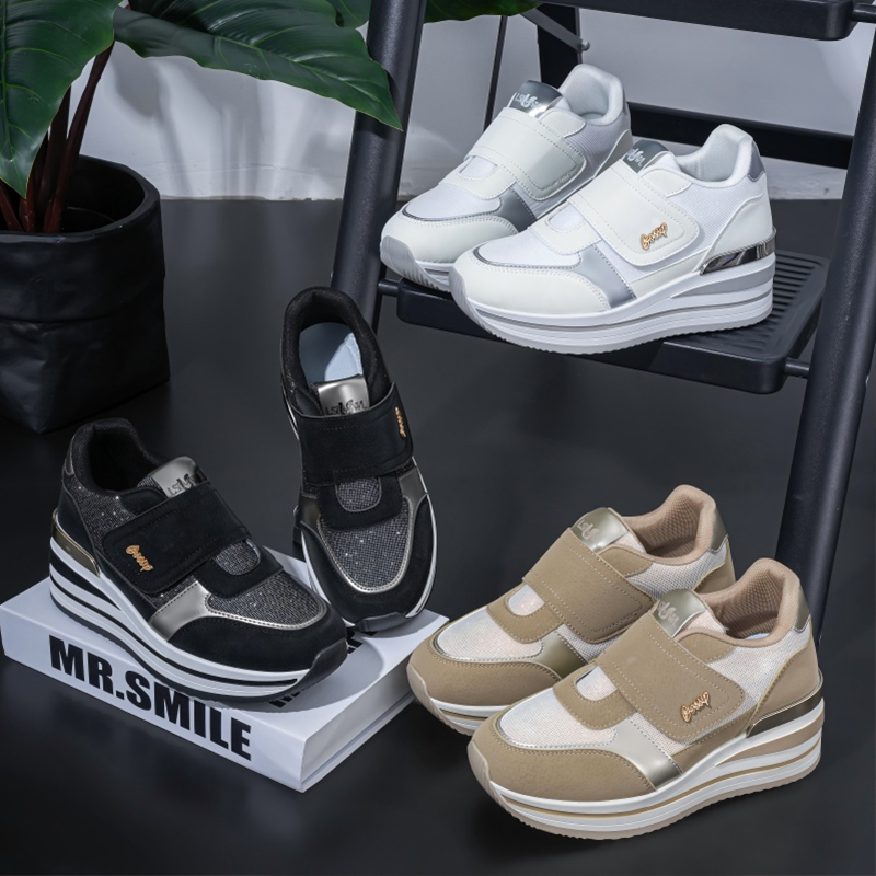 Bezszwowy design na rzepy, zwi – Men Shoes Velcro recenzja i cena