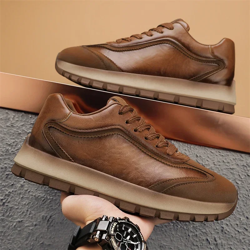 Luksusowe męskie sneakersy na  – Men Shoes Size Chart recenzja i cena